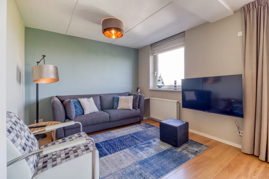 Séjour - Modernised Apartment with Sea View in Cadzand