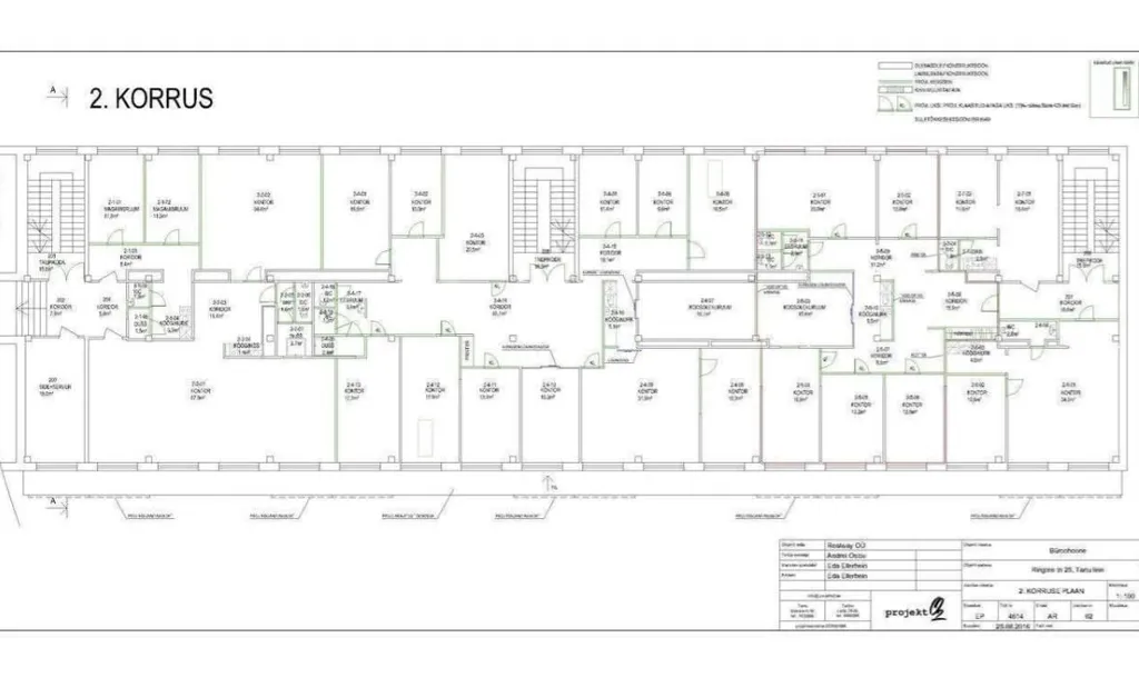 Plan - Renovated Office Space in Ringtee 25, Tartu
