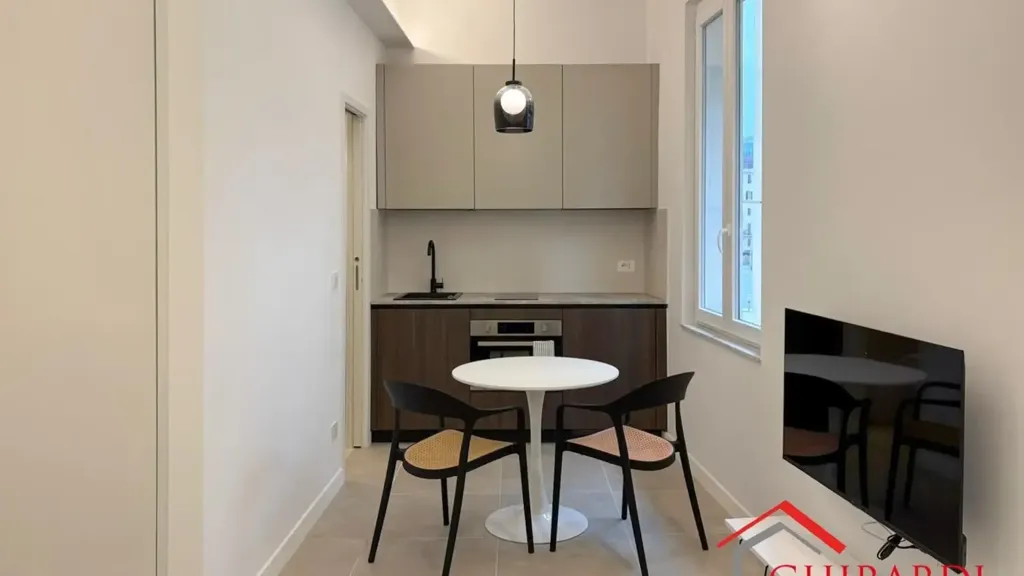 Köök - Modern Studio with Sea View in Genoa