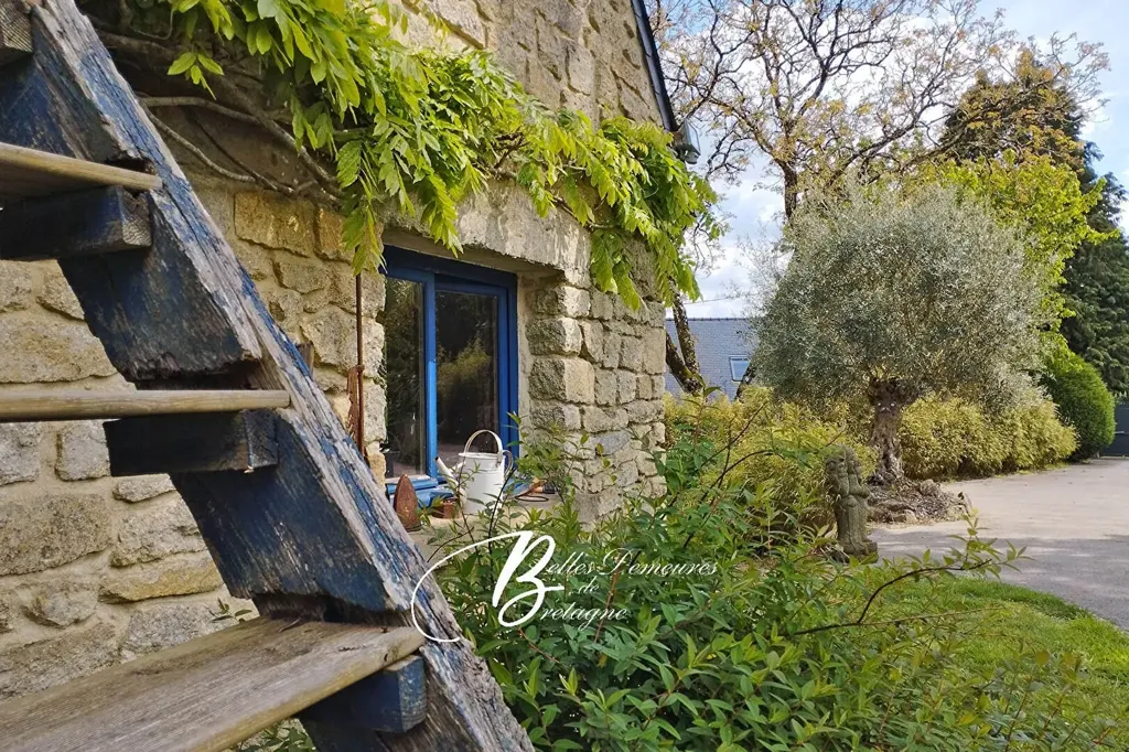 Jardin - Propriété avec Trois Longères et Piscine à Ria d'Etel