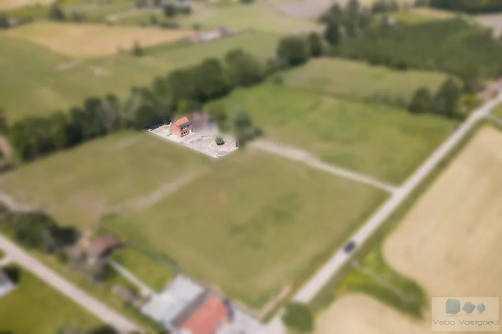 Õhuvaade - Renovated House with Garden in Itegem