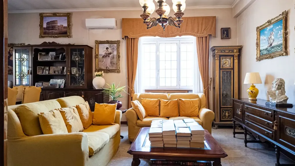 Soggiorno - Exclusive Penthouse with Panoramic Terrace in Rome
