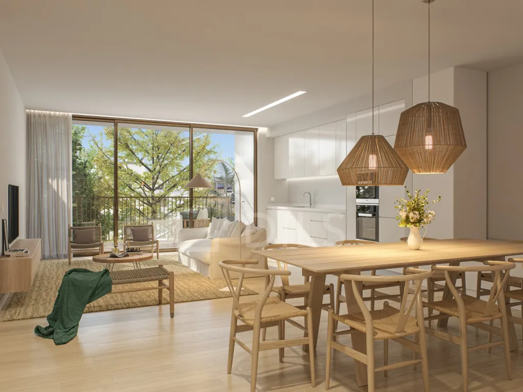 Sala da pranzo - T2 Apartment with Sea View in Santa Luzia