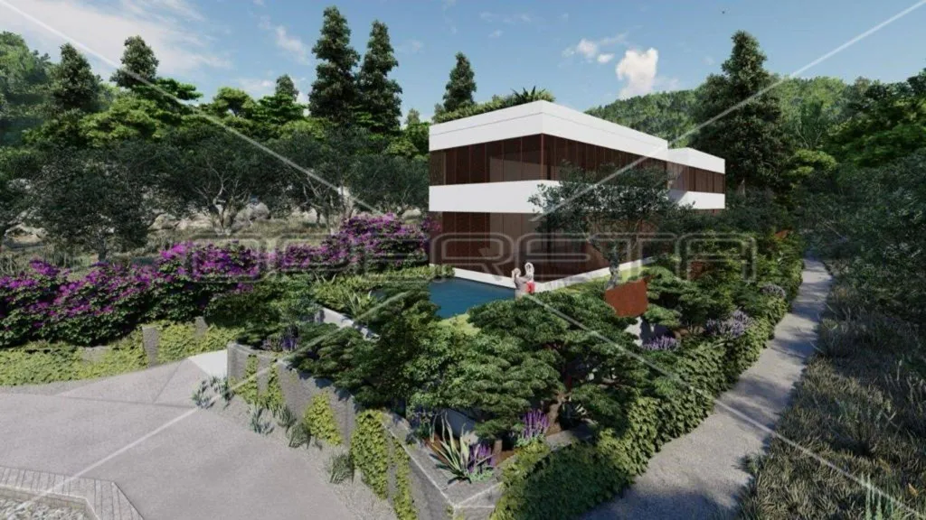 New Villa with Rooftop Pool in Gršćica, Korčula
