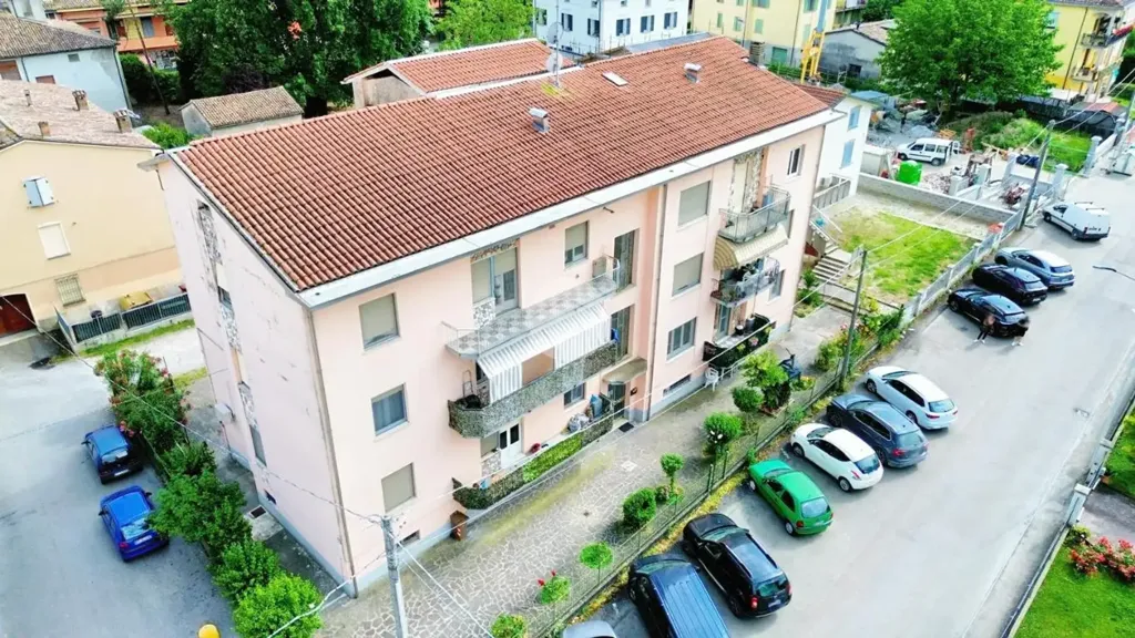 Õhuvaade - 3-Bedroom Apartment with Balcony in Brescello
