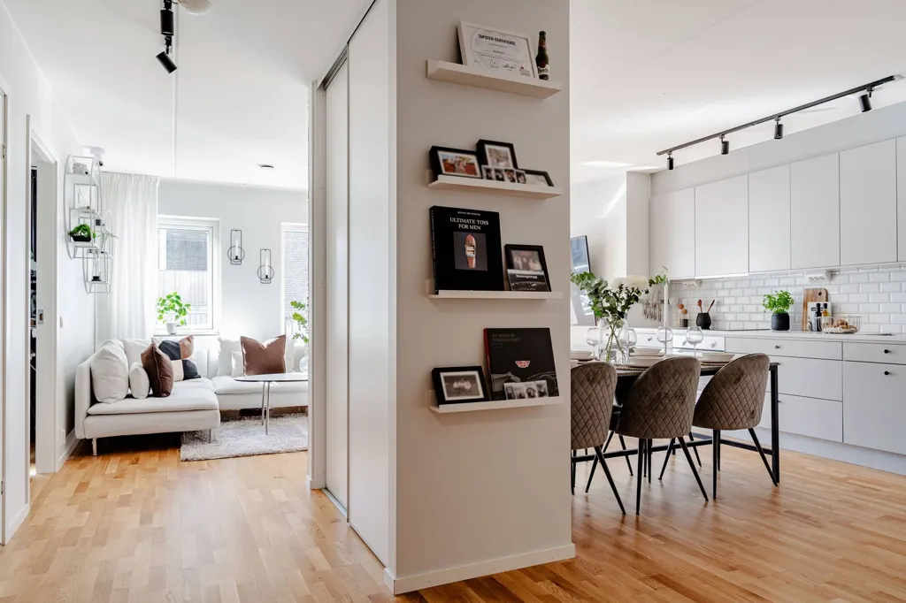 Dining Room - Modern Flat with Balcony in Mariastaden, Helsingborg