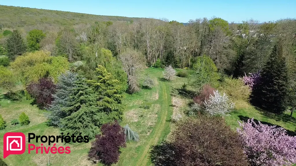 Õhuvaade - Luxury House with Pool in Croth, Normandy