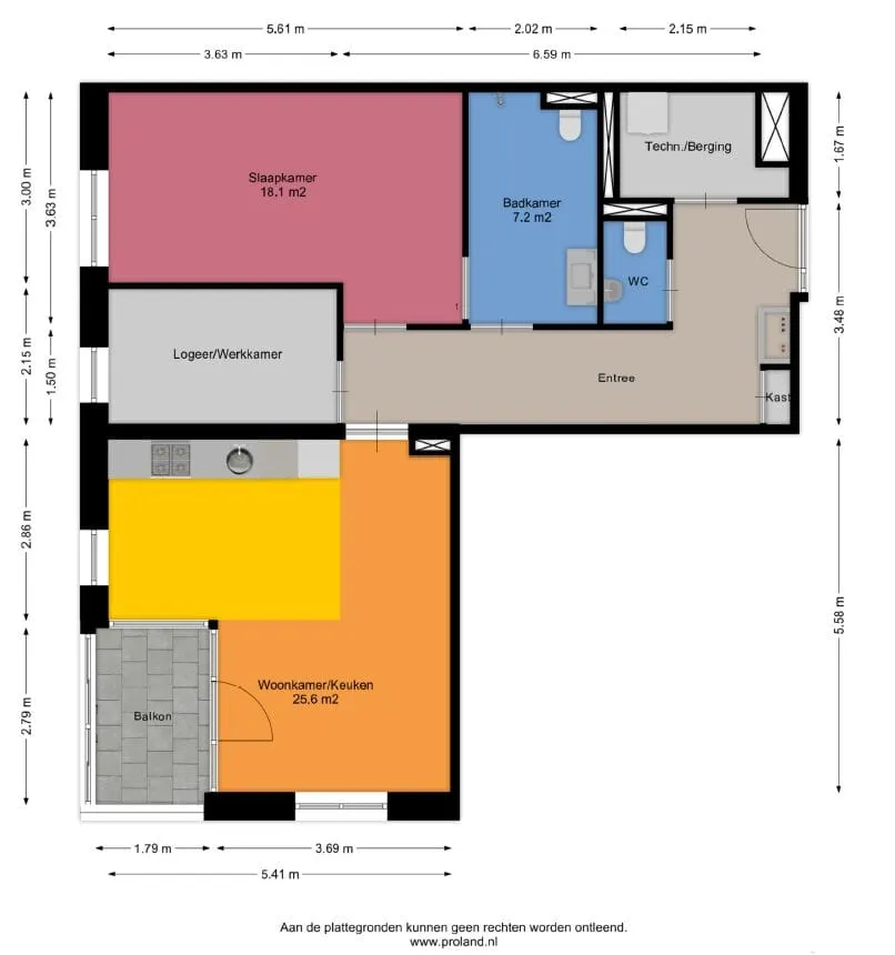 Plaan - Type A Apartment with Park View in Ede