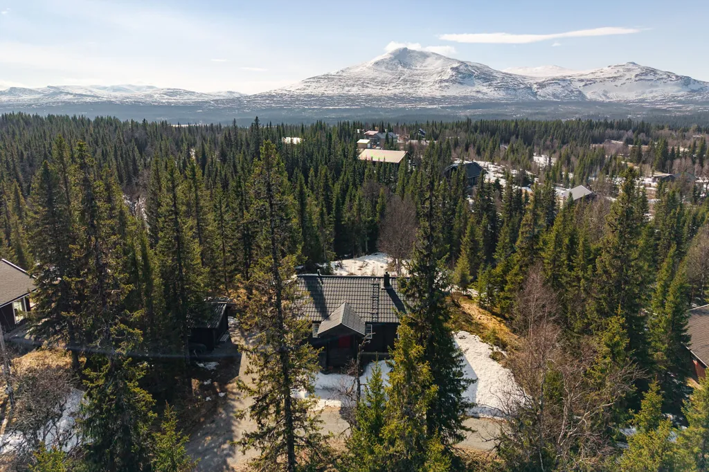 Vue aérienne - Cottage with Ski Trails in Jämtland