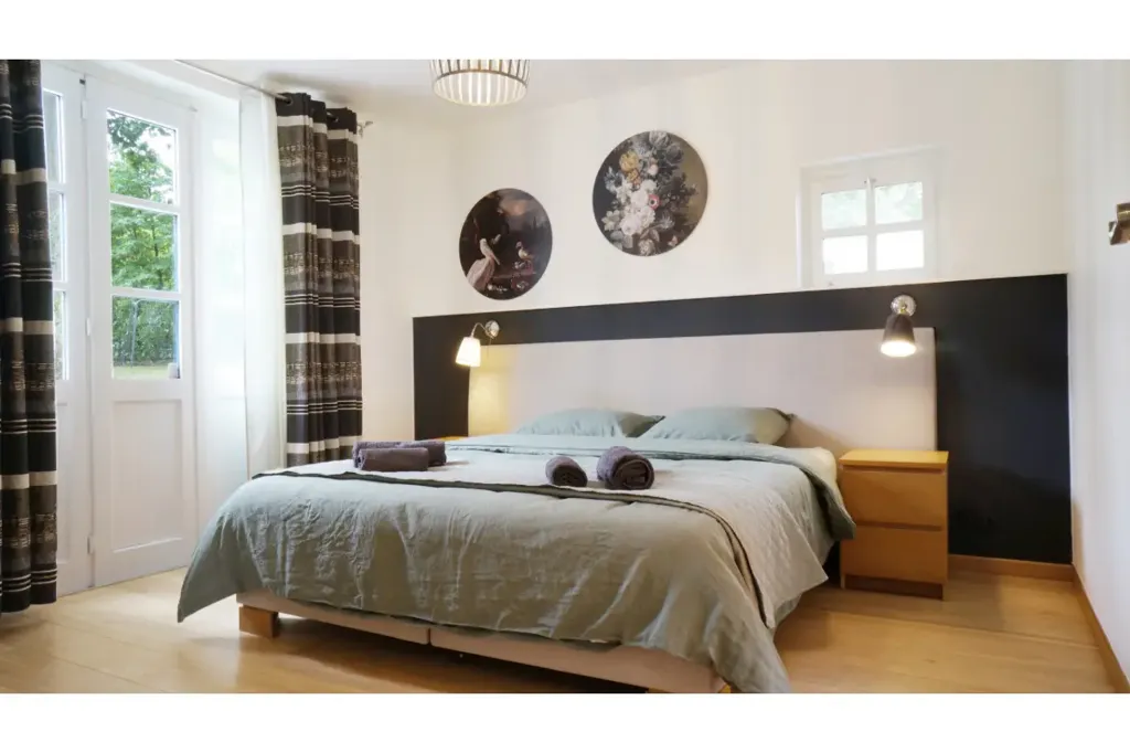 Chambres - Villa 4 façades avec piscine à Bierges