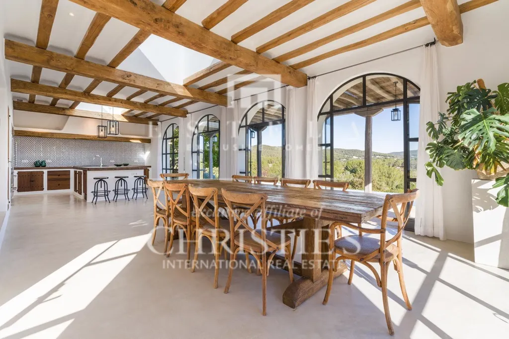 Sala da pranzo - Chalet with Pool and Terrace in Sant Joan de Labritja