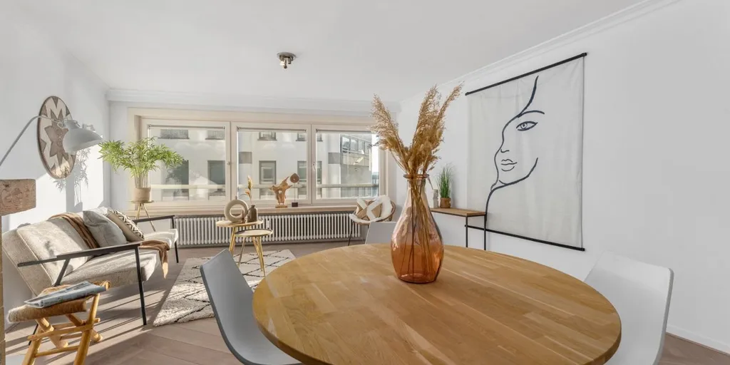 Salle à manger - Appartement avec Vue sur la Jachthaven à Oostende