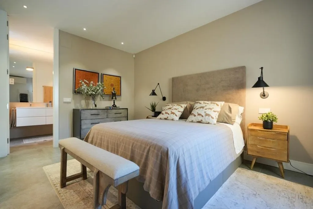 Chambres - Luxury Apartment with High Ceilings in Madrid