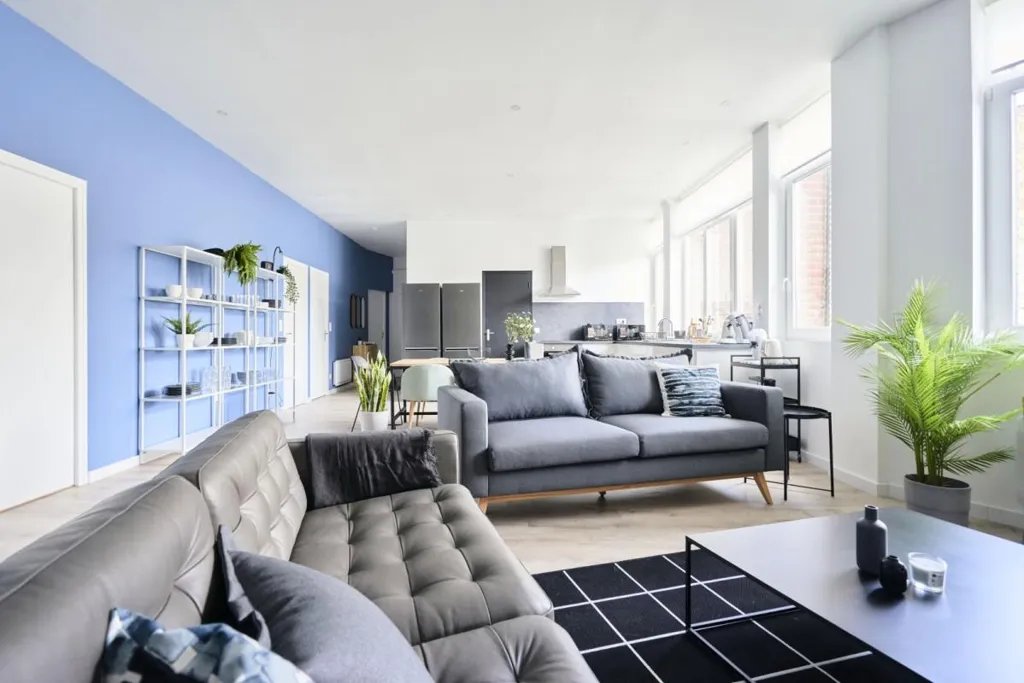 Séjour - Appartement Meublé en Hyper-centre à Amiens