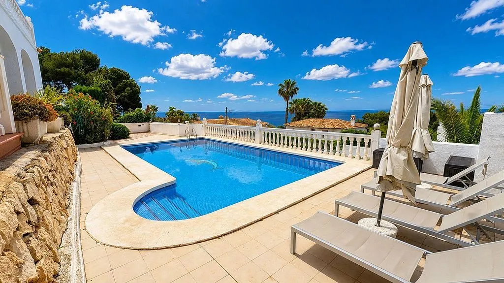 Piscine - Chalet with Sea View and Pool in Jávea