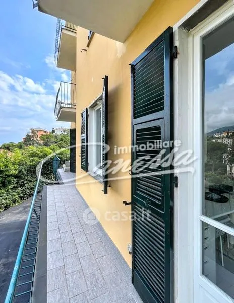 Balcon - 3-Bedroom Apartment with Balcony in Rapallo