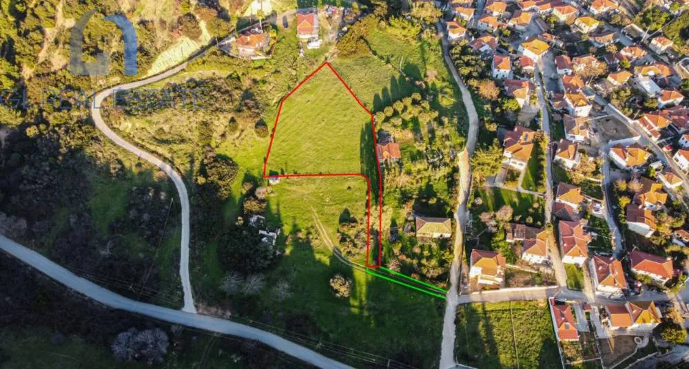 Õhuvaade - Amphitheatre Plot with Sea View in Sithonia