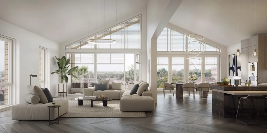 Elutuba - Penthouse with Water View in Alkmaar