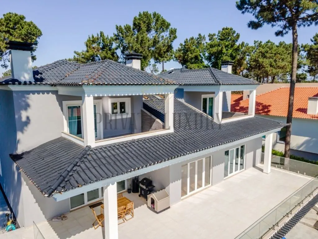 Aerial - Luxury Villa with Pool in Herdade da Aroeira