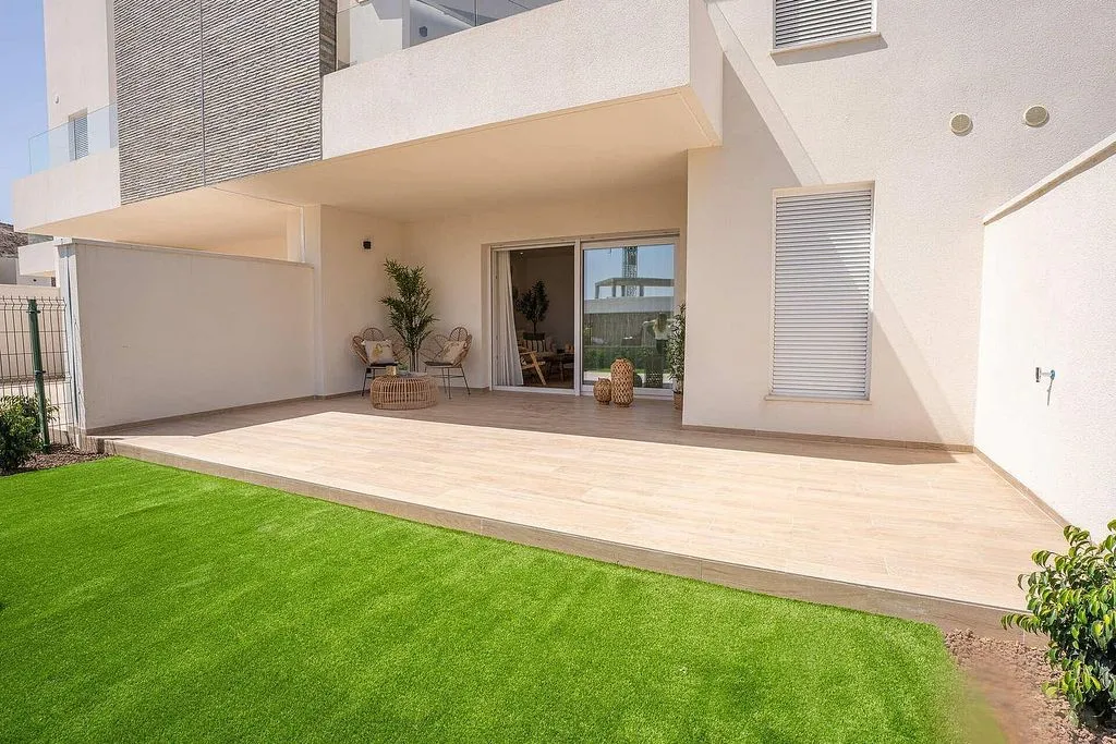 Jardin - Bungalow with Private Pool in La Finca Golf, Algorfa