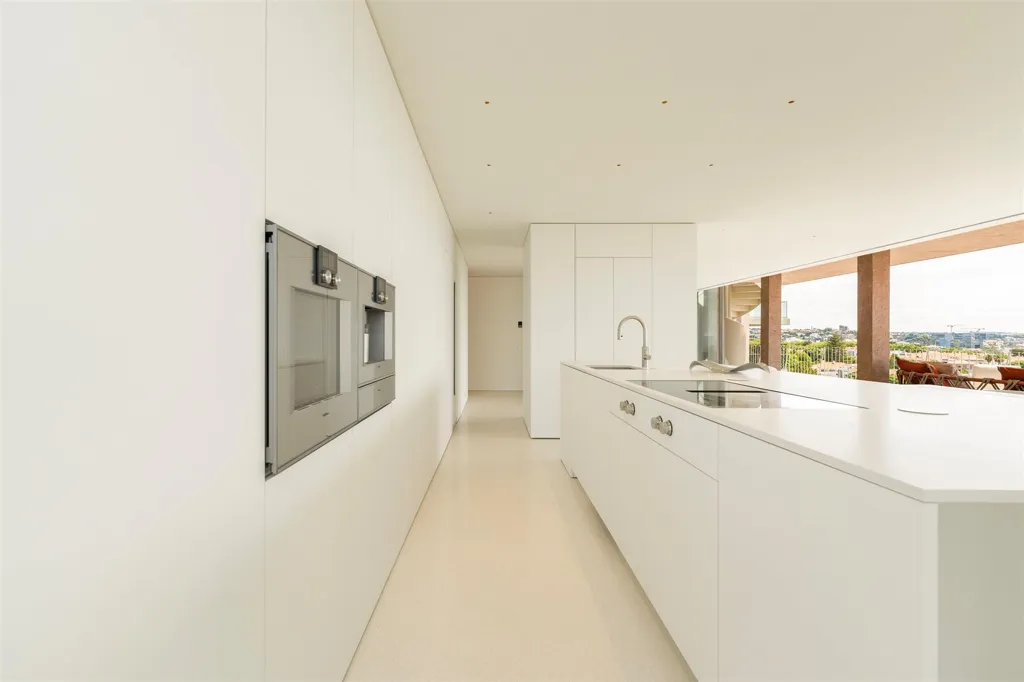 Cucina - Penthouse with Panoramic Sea View in Cascais