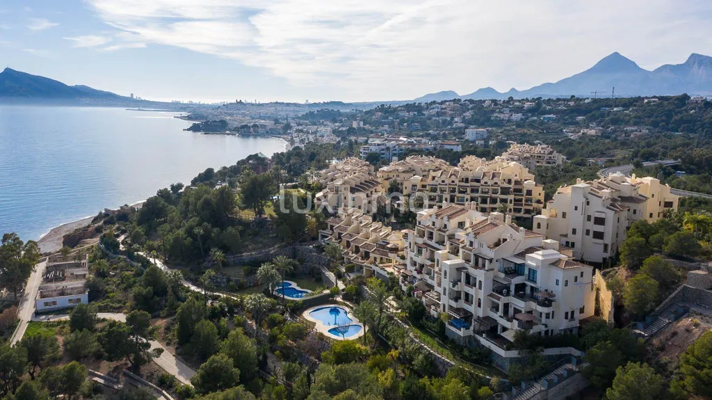 Vue aérienne - Modern Ground Floor Flat with Sea View in Altea