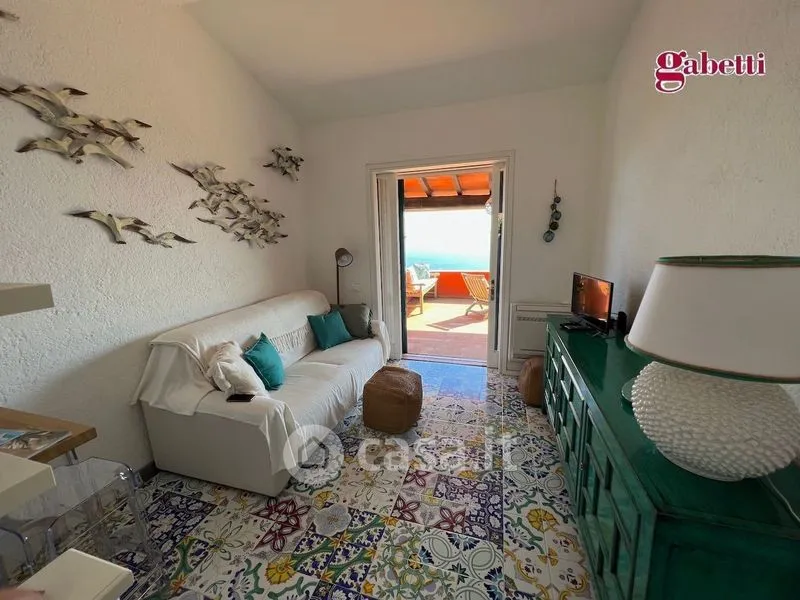 Soggiorno - Seafront Bilocale with Terrace in Cala Piccola