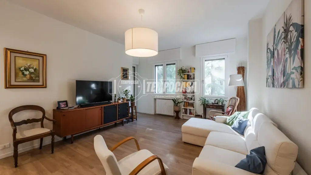 Living Room - Fully Rented Apartment with Balcony in Castenaso