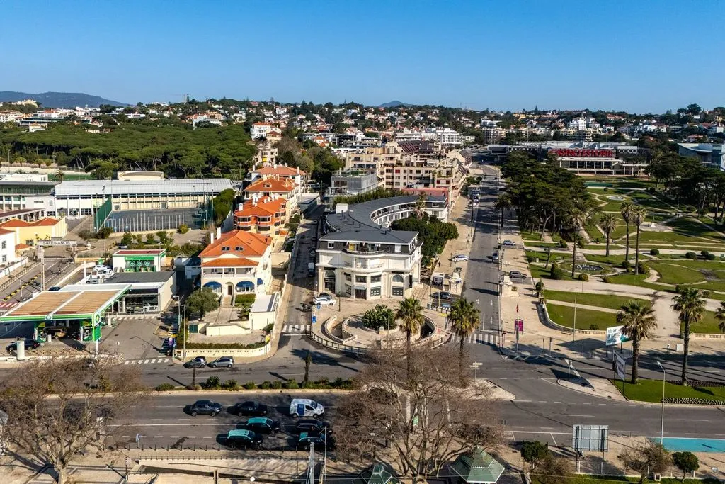Aerial - Waterfront House with Sea View in Estoril