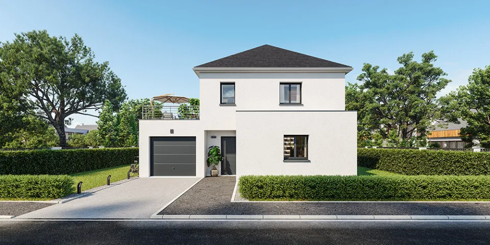 Contemporary House with Garden in Bazancourt