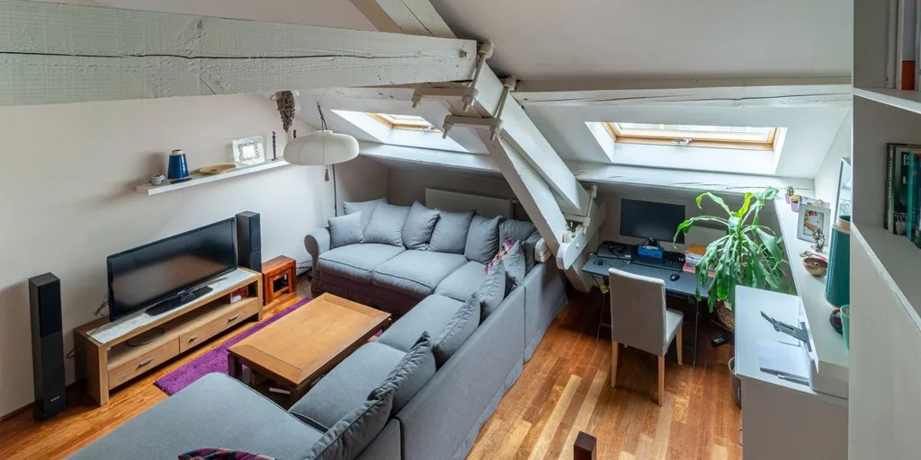 Living Room - Apartment with Lift in Elsene