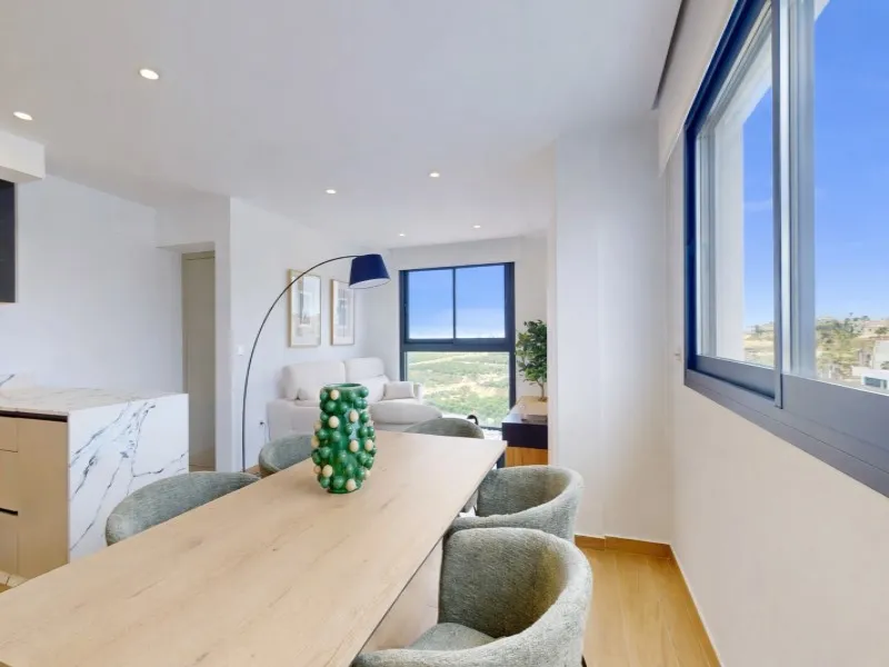 Söögituba - Modern Mediterranean Chalet with Golf Course View in Algorfa