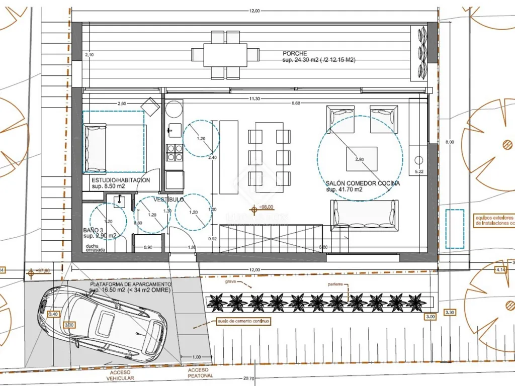 Floor Plan - Modern Villa with Sea View in Begur
