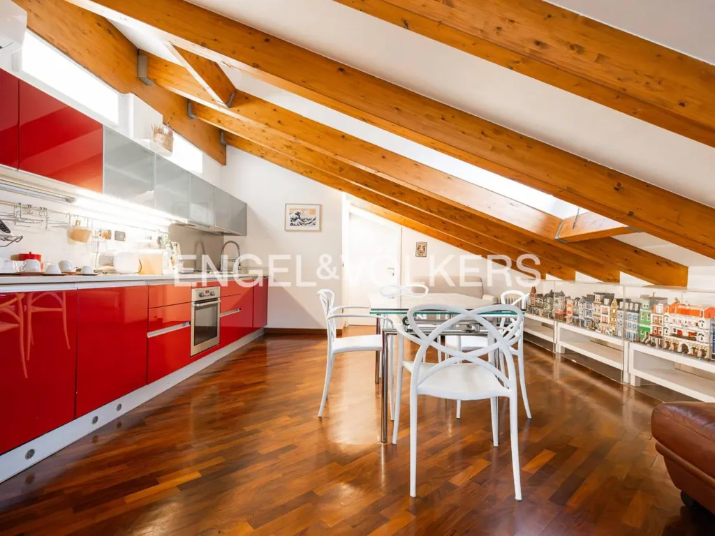Cuisine - Rustic Mansard with Terrace in Bologna