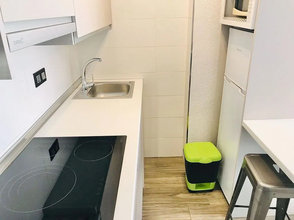 Cucina - Studio with Air Conditioning in Albaicín