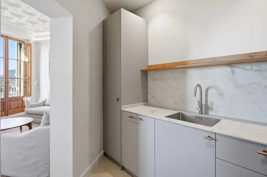 Cucina - Luxury Flat with Sea View on Paseo Isabel II, Barcelona