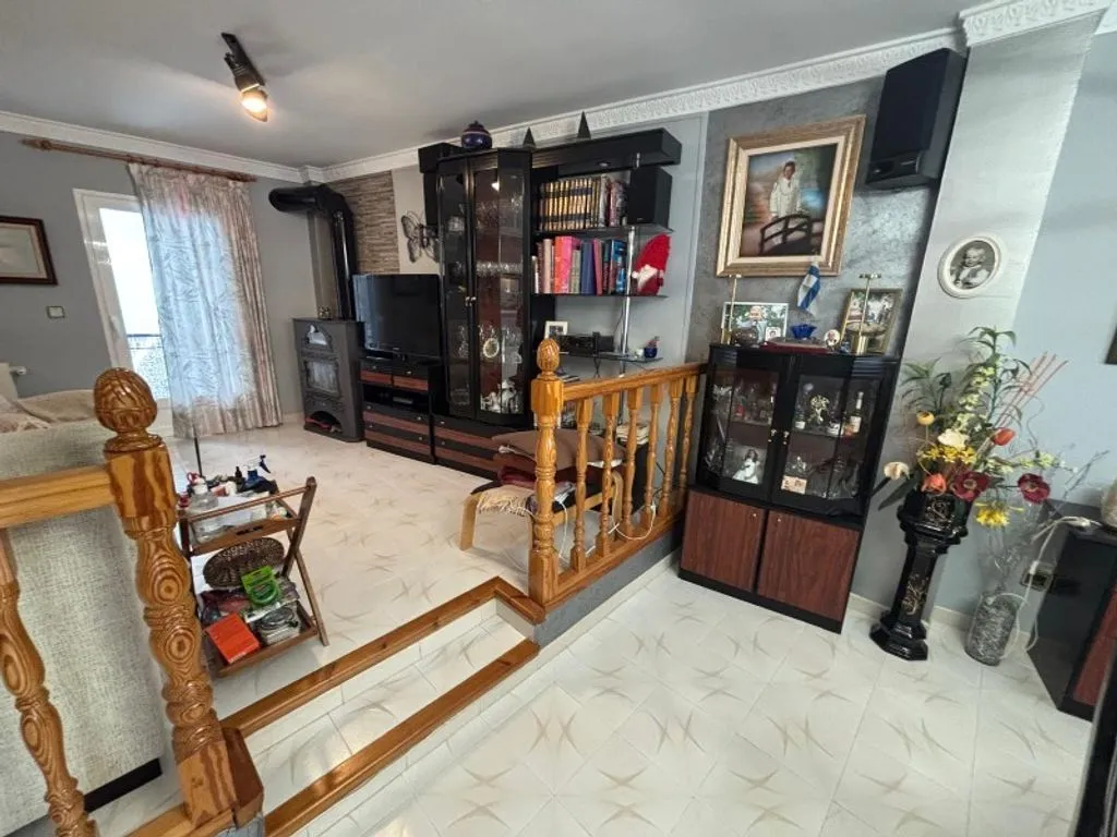 Living Room - Villa with Sea View and Pool in Cómpeta