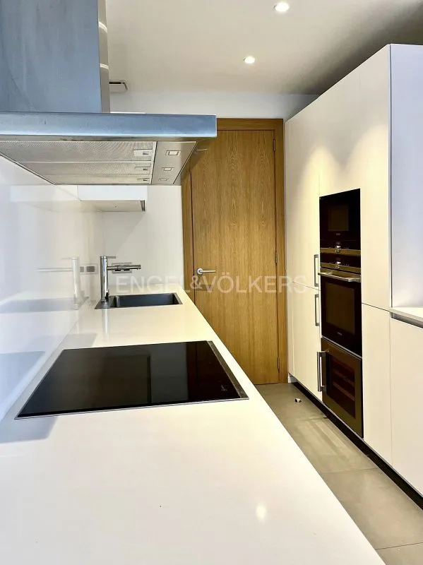 Cucina - 3-Bed Apartment with Pool in Ríos Rosas