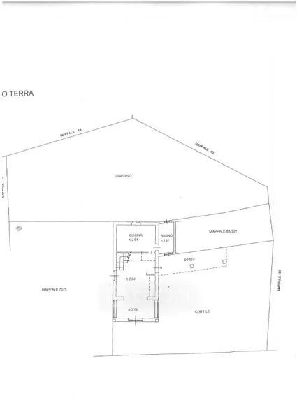 Plan - Rustic Villa with Garden in Cremona