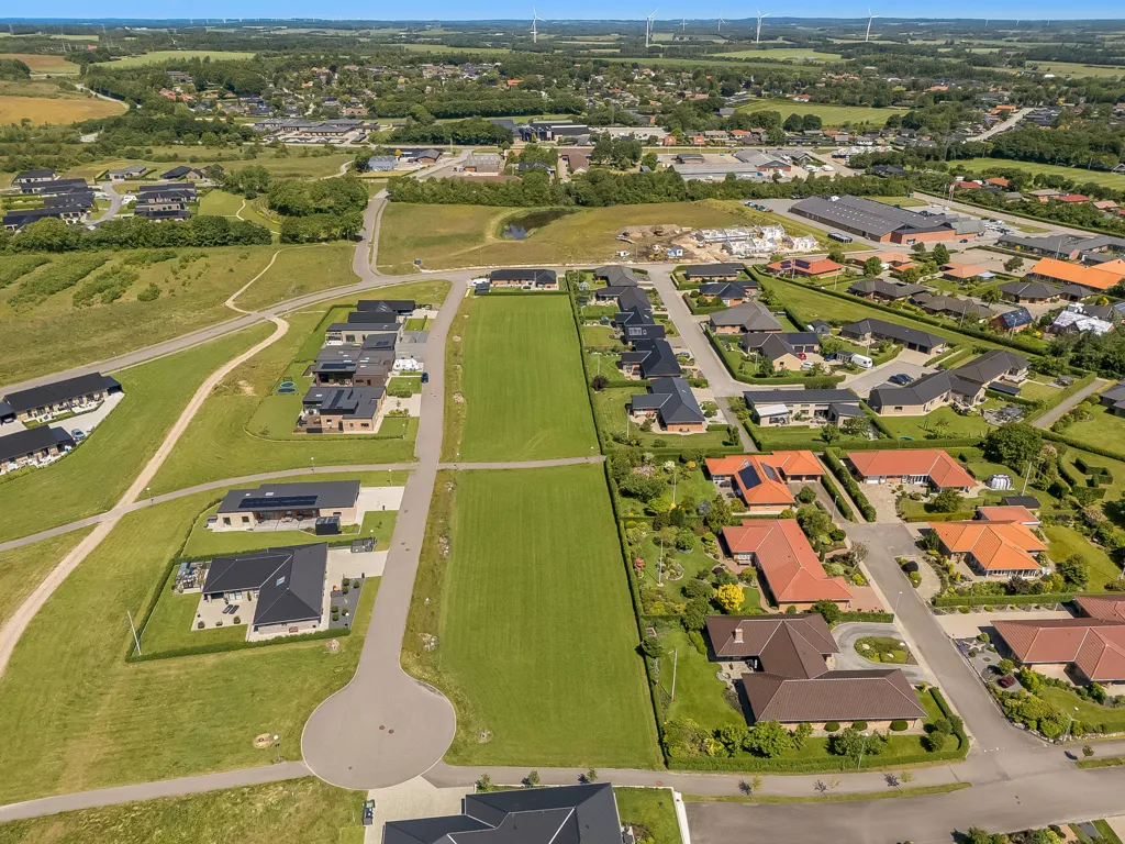 Aerial - Building Land with Proximity to Amenities in Videbæk
