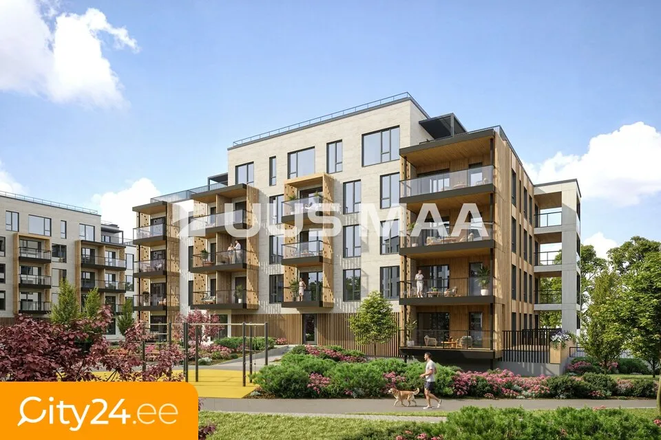 Välivaade - Apartment with Balcony in Lõunapargi, Tartu