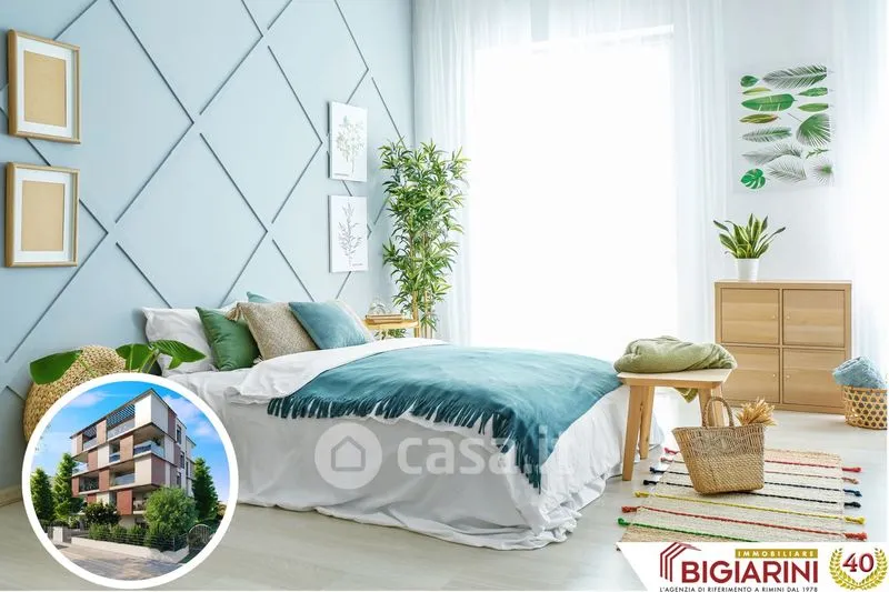 Chambres - Trilocale with Balcony in Rimini