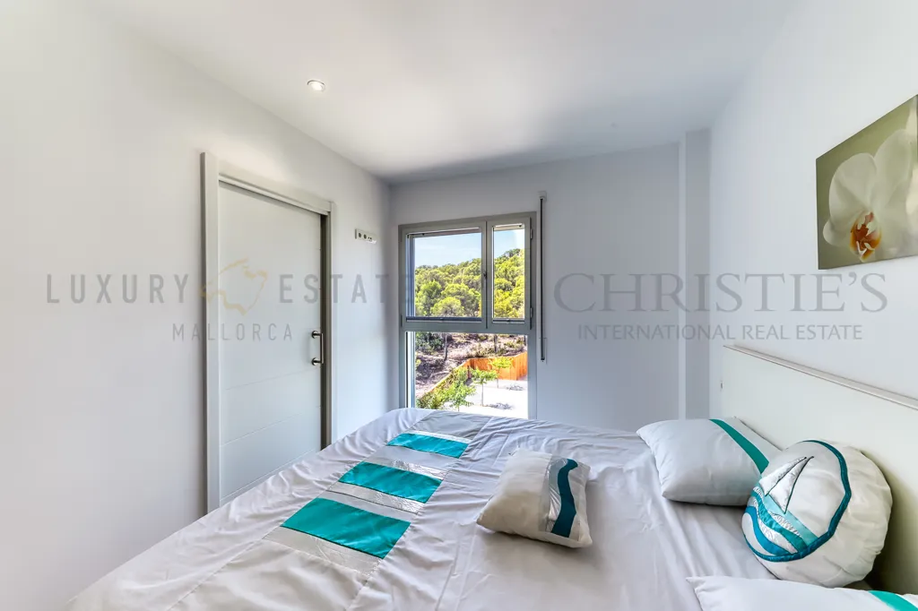 Chambres - Contemporary Penthouse with Pool View in Santa Ponsa
