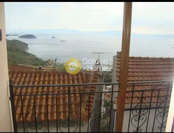 Balcon - Mezzanine Apartment with Sea View in Glossa