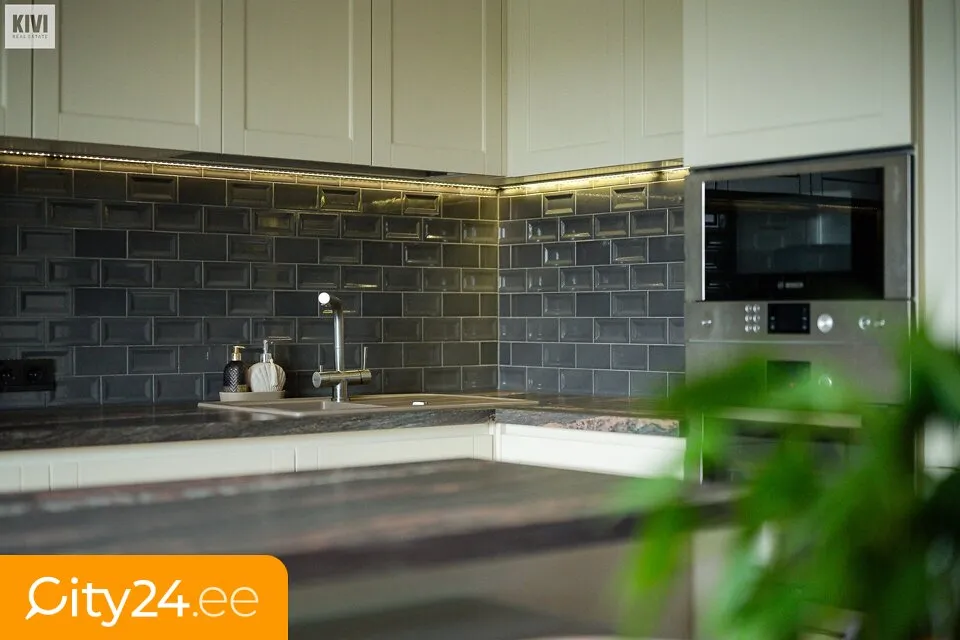 Cucina - Apartment with Private Garden in Dreiliņi, Riga