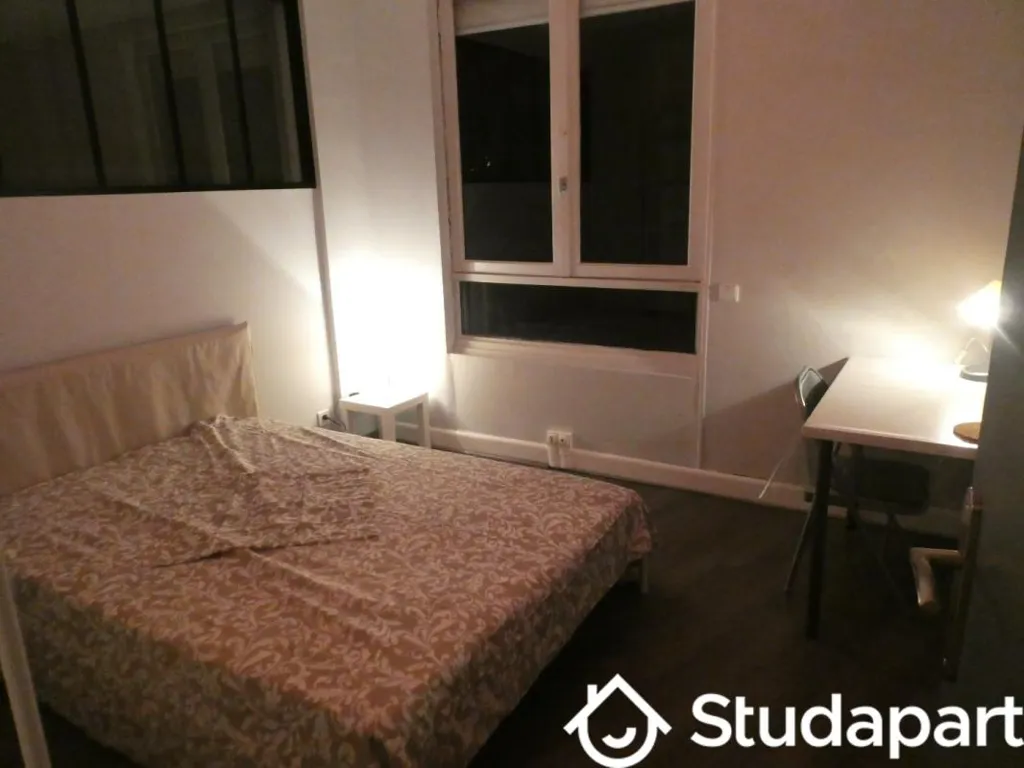 Chambres - Chambre Meublée avec Terrasse dans Appartement Rénové