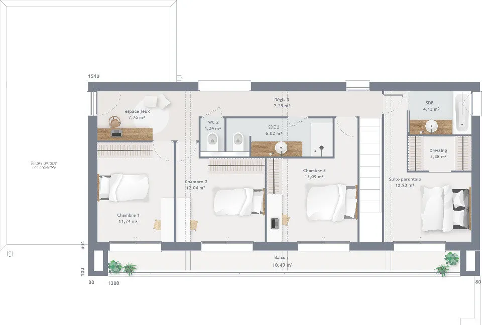 Plan - Maison à Construire avec Jardin à Ormesson-sur-Marne