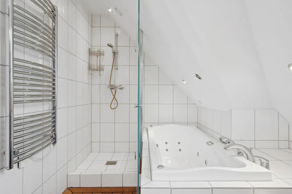 Salles de bain - Villa with Private Beach and Lake in Snoghøj