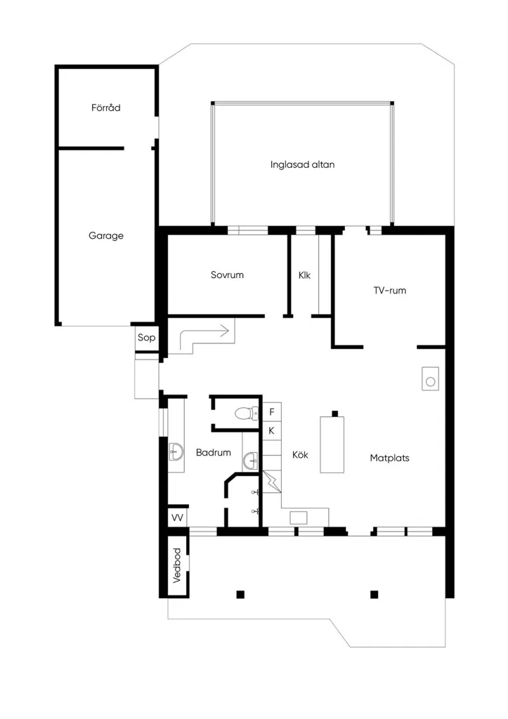 Plan - Planned Villa with Balcony in Ludvika