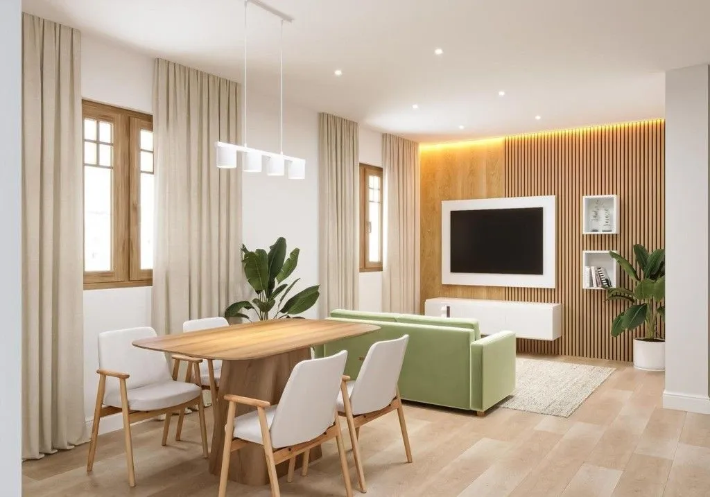 Söögituba - Luxury Flat with High Luminosity in León
